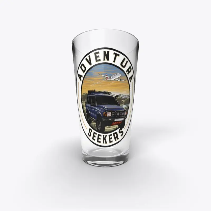 Adventure Pint Glass